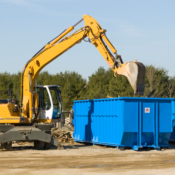 what happens if the residential dumpster is damaged or stolen during rental in Jerseytown